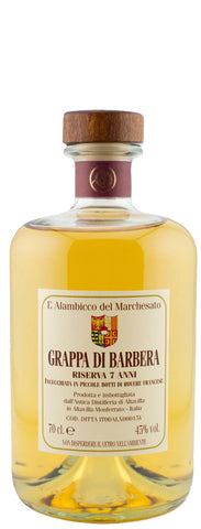 GRAPPA DI BARBERA RISERVA L'Alambicco del Marchesato astucciata