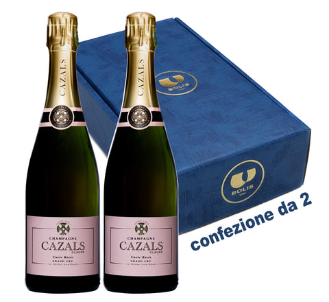 Conf. da 2 bottiglie Champ. CUVEE ROSE' BRUT CAZALS