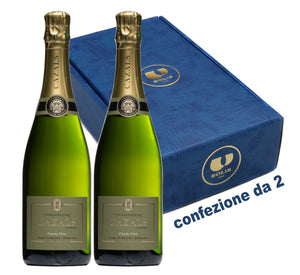 Conf. da 2 bottiglie CH/13 Champ. CUVEE VIVE EXTRA BRUT CAZALS