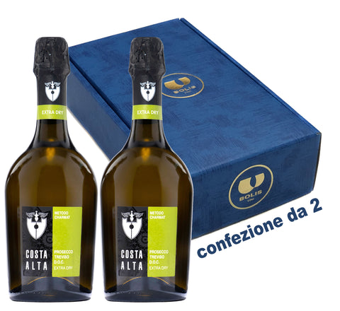 conf. da 2 bottiglie SP/21 PROSECCO Millesimato Extra Dry DOC TREVISO