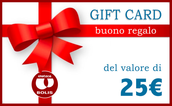 BUONO REGALO/GIFT CARD enotecabolis.com