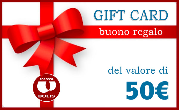 BUONO REGALO/GIFT CARD enotecabolis.com
